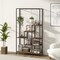 6-tier Tall Plant Stand 71" Metal Indoor Plant Shelf With 10 Hanging Hooks